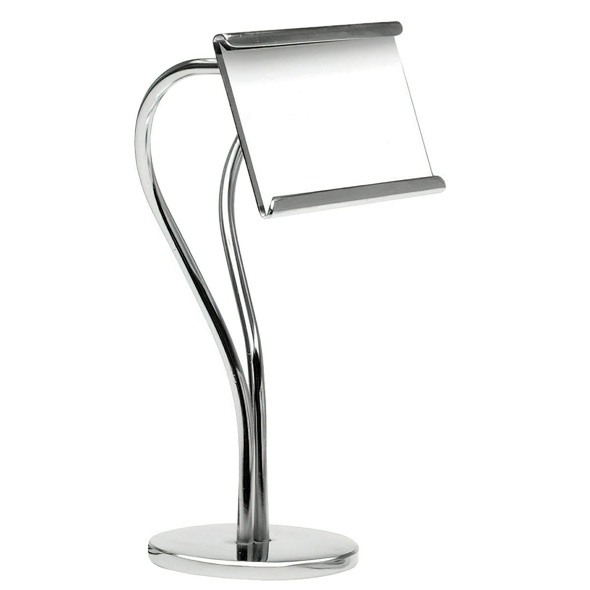 G.E.T. Enterprises SGN Metal Card Holder, Silver - 6 1/2"