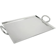 G.E.T. Enterprises SSTPD Stainless Steel Serving Tray, 3/8" High, Silver - 12"
