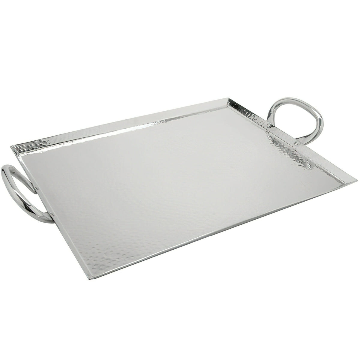 G.E.T. Enterprises SSTPD Stainless Steel Serving Tray, 3/8" High, Silver - 12"