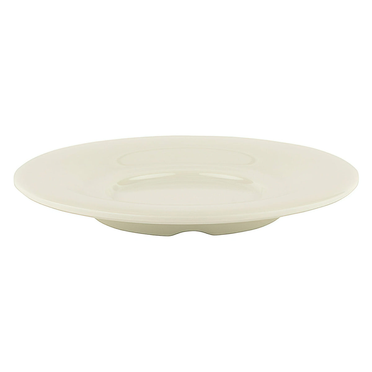 G.E.T. Enterprises SU-3-DI GET Diamond Ivory Melamine Saucer, 5 1/2" Diameter, 48/Case - photo 2