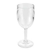 G.E.T. Enterprises SAN Plastic Wine Glass, 2 3/4" Diameter, Clear, 24/Case - 8 oz.