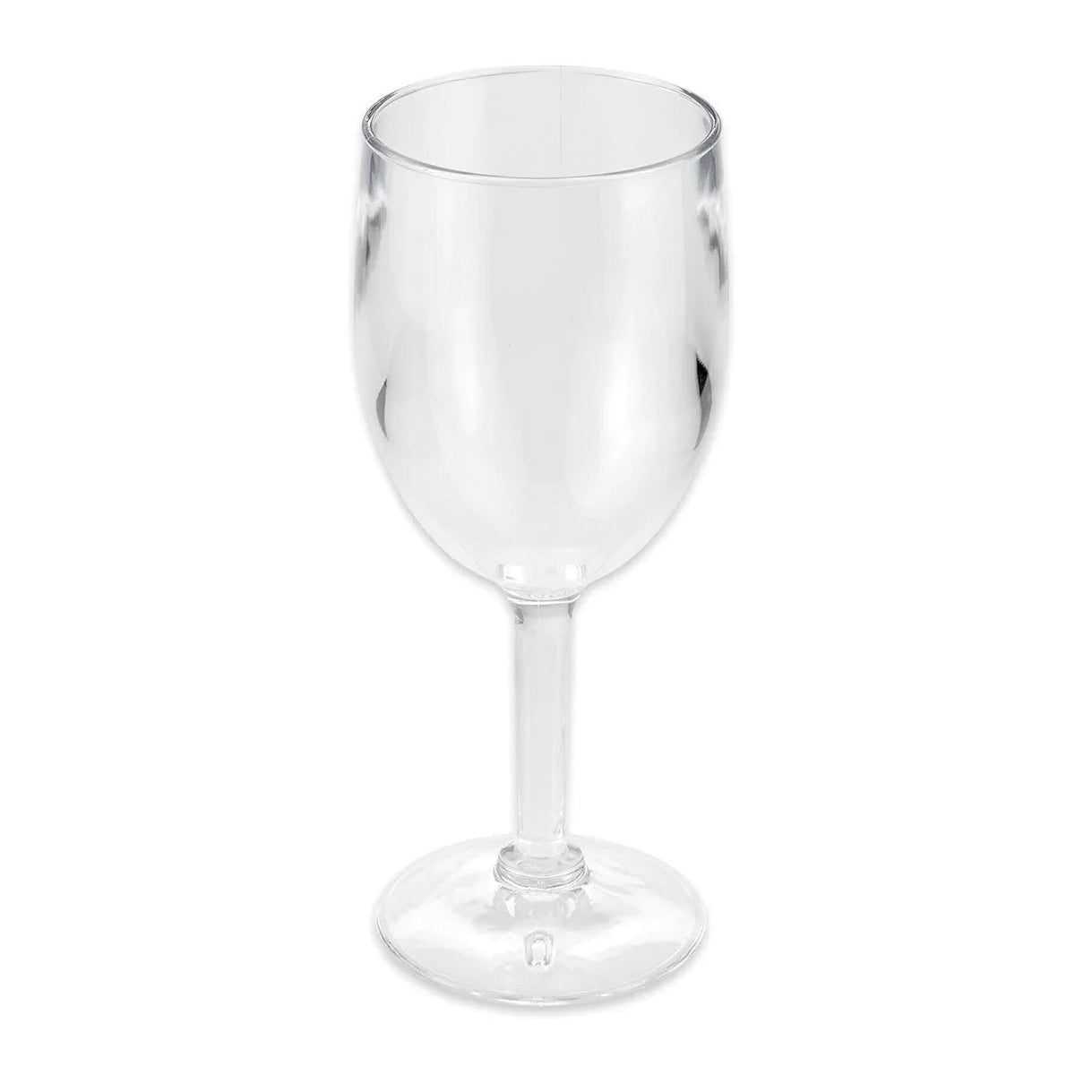 G.E.T. Enterprises SAN Plastic Wine Glass, 2 3/4" Diameter, Clear, 24/Case - 8 oz.