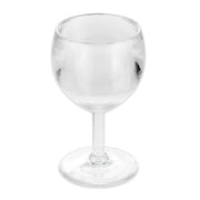 G.E.T. Enterprises SAN Plastic Wine Glass, 2 3/4" Diameter, Clear, 24/Case - 6 oz.