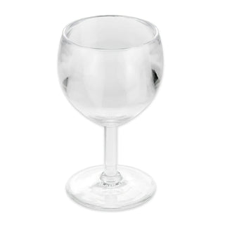 G.E.T. Enterprises SAN Plastic Wine Glass, 2 3/4" Diameter, Clear, 24/Case - 6 oz.