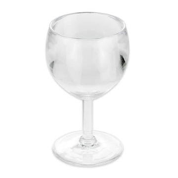 G.E.T. Enterprises SAN Plastic Wine Glass, 2 3/4" Diameter, Clear, 24/Case - 6 oz.