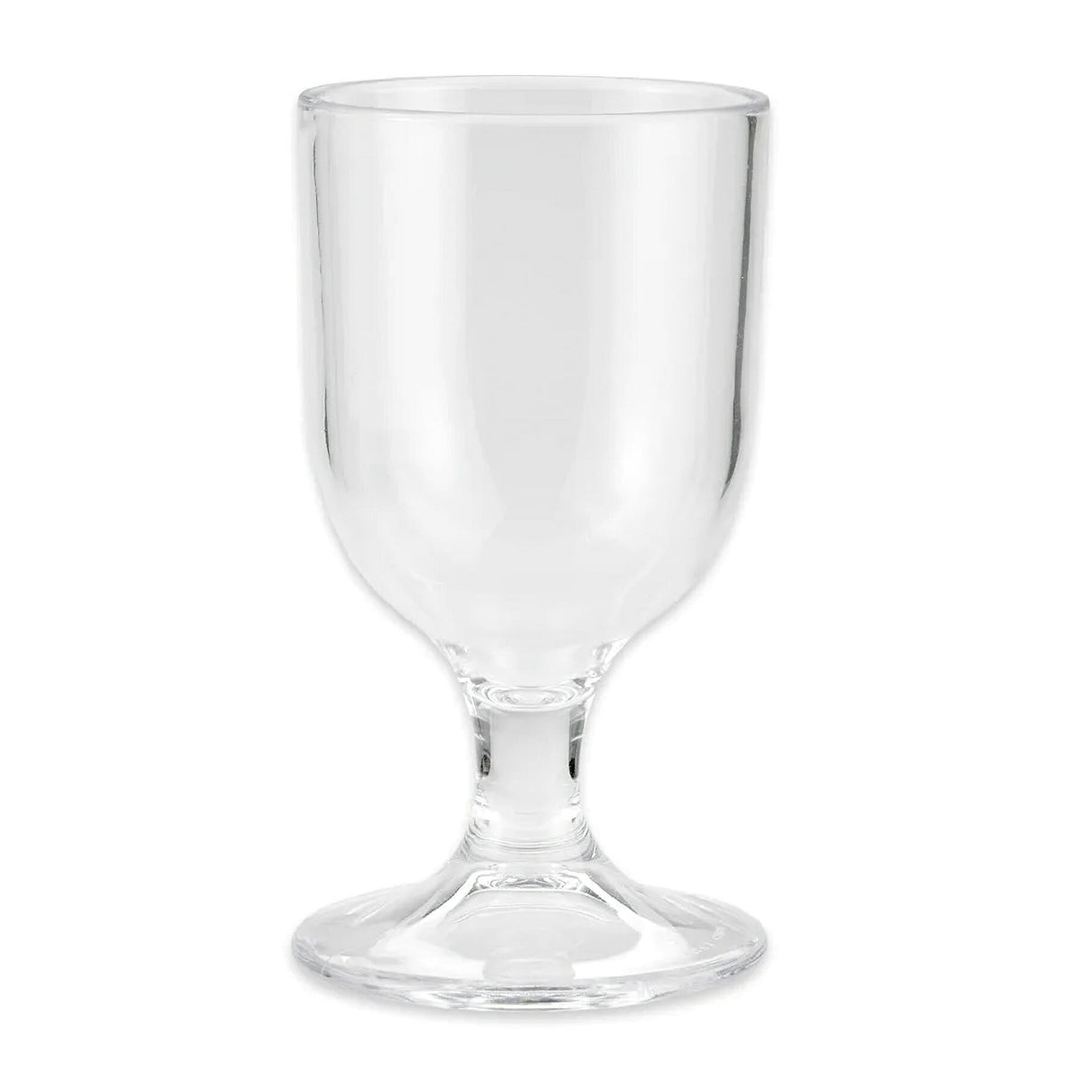 G.E.T. Enterprises SAN Plastic Goblet, 3" Diameter, Clear, 24/Case - photo 2