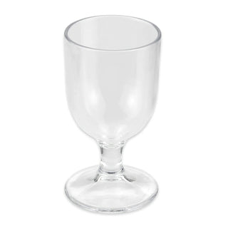 G.E.T. Enterprises SAN Plastic Goblet, 3" Diameter, Clear, 24/Case - 8 oz.