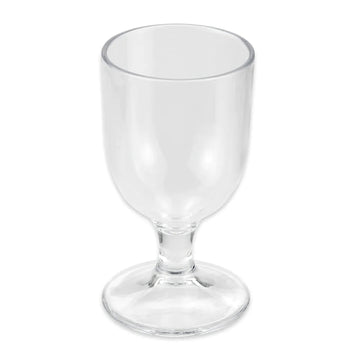 G.E.T. Enterprises SAN Plastic Goblet, 3" Diameter, Clear, 24/Case - 8 oz.