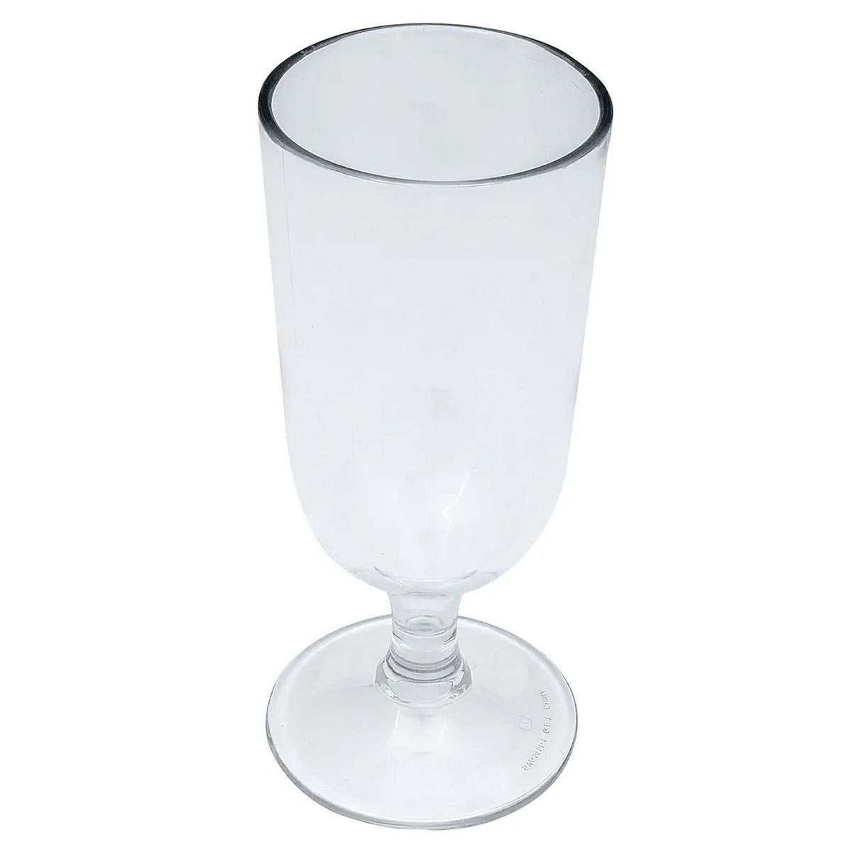 G.E.T. Enterprises SAN Plastic Goblet, 3" Diameter, Clear, 24/Case - 12 oz.