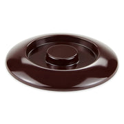 G.E.T. Enterprises TS-800-L Melamine Lid, 7 3/4" Diameter, 12/Pack - Brown