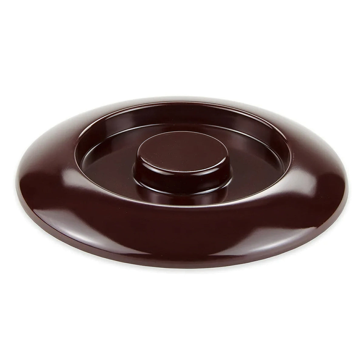 G.E.T. Enterprises TS-800-L Melamine Lid, 7 3/4" Diameter, 12/Pack - Brown