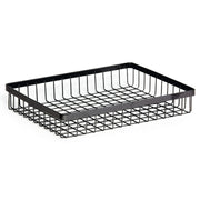 G.E.T. Enterprises Metal Basket, Gray - 9" x 12" x 2"