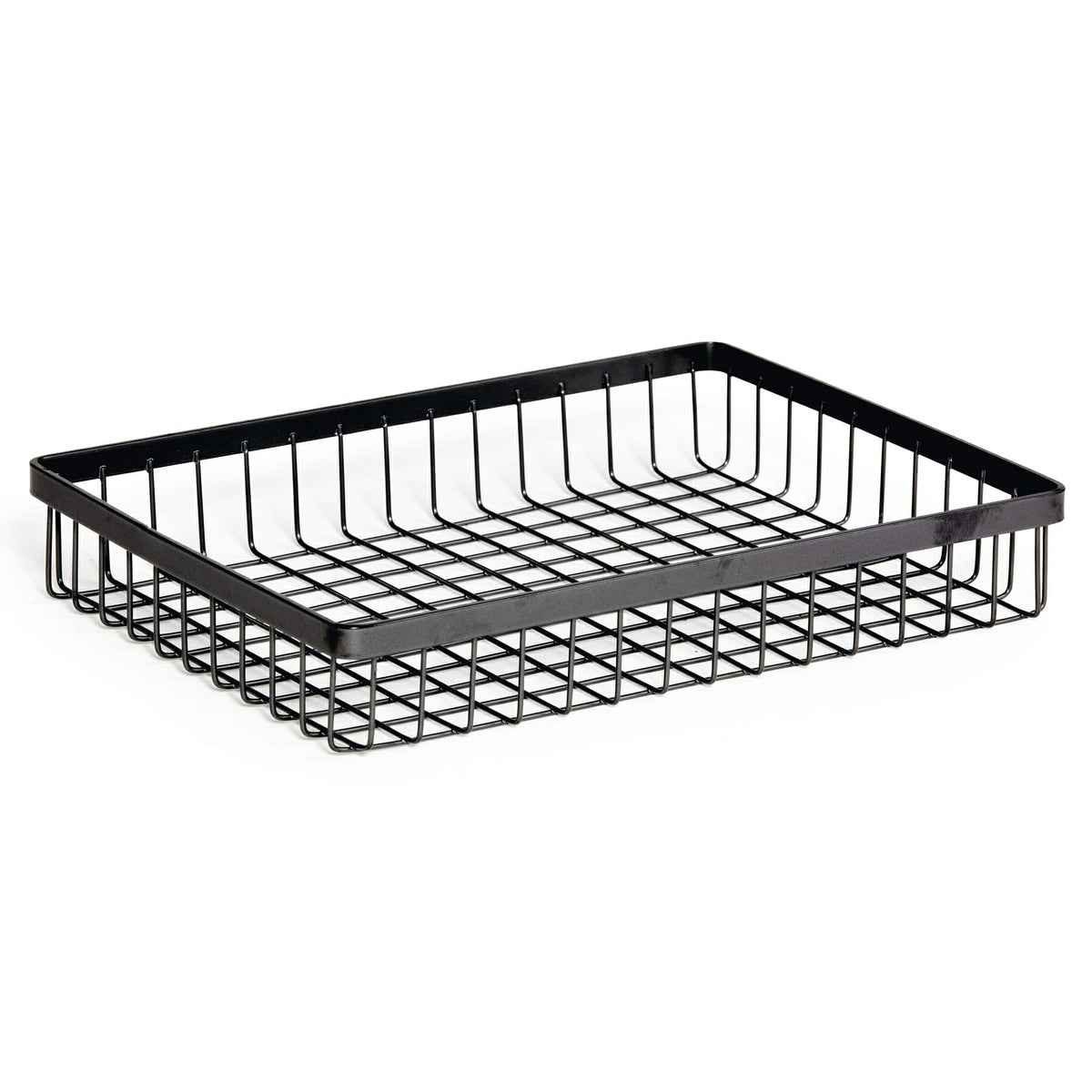G.E.T. Enterprises Metal Basket, Gray - 9" x 12" x 2"