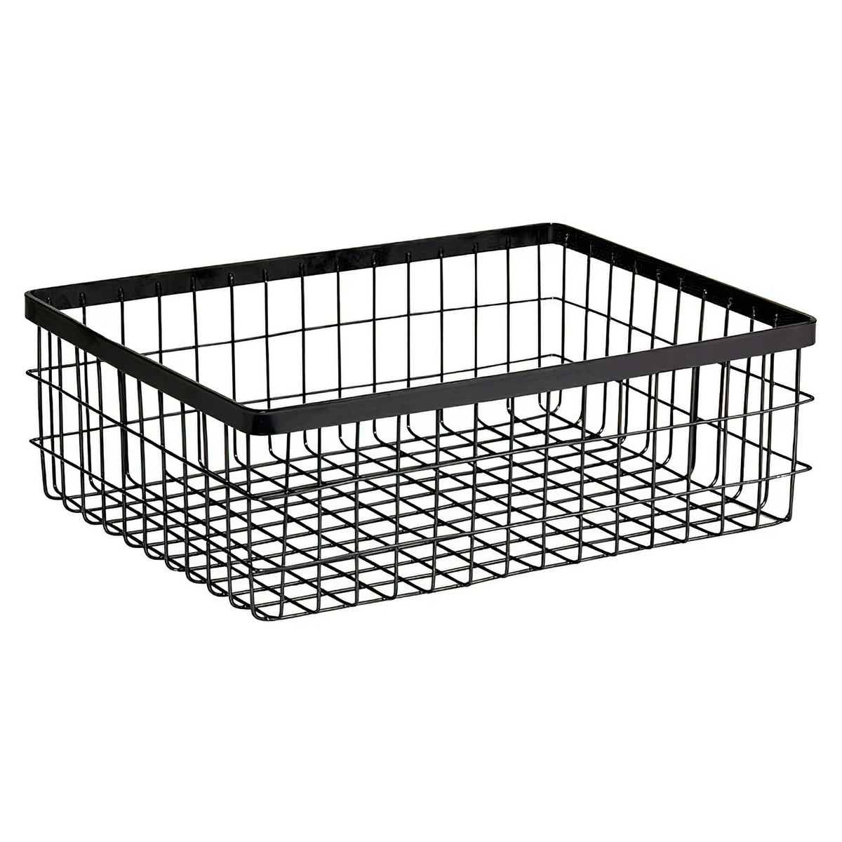 G.E.T. Enterprises Metal Basket, Gray - 9" x 12" x 4"