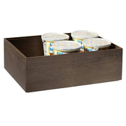 Frilich Wood Display Box, Brown - 9" x 12" x 4"