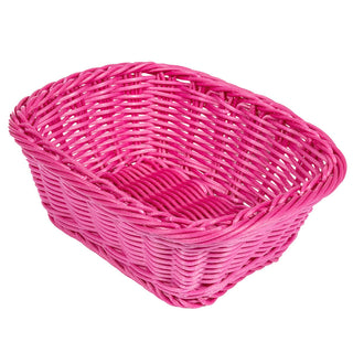 G.E.T. Enterprises WB-1506-PI Poly Cord Basket, 7 3/4" x 9 1/2", Pink - Default Title