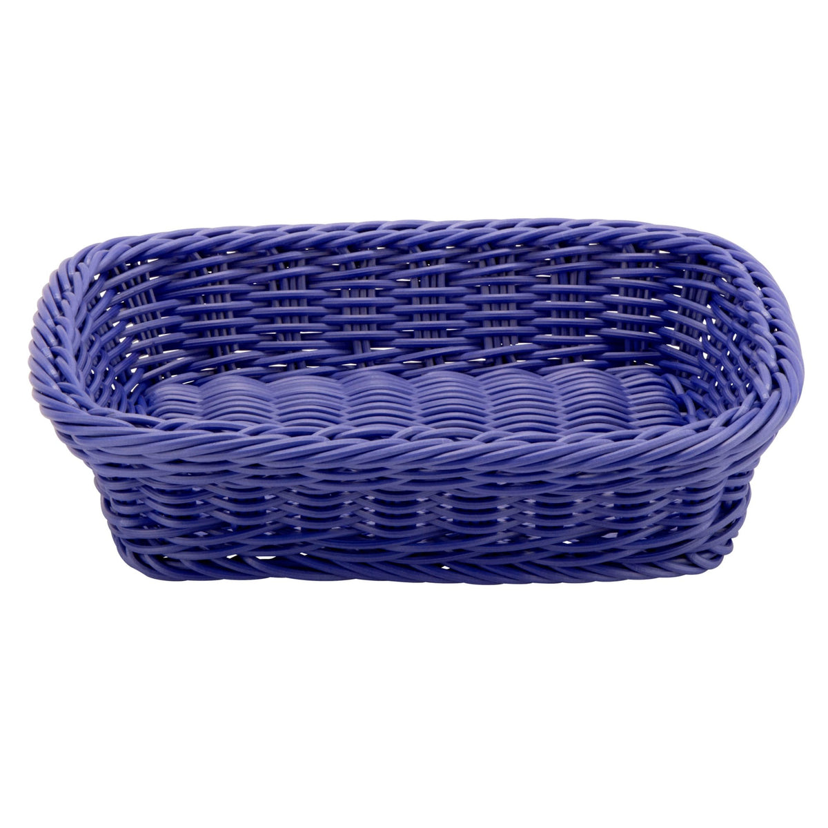 G.E.T. Enterprises WB-1508-BL Poly Cord Basket, 8 1/2" x 11 1/2", Blue - Default Title