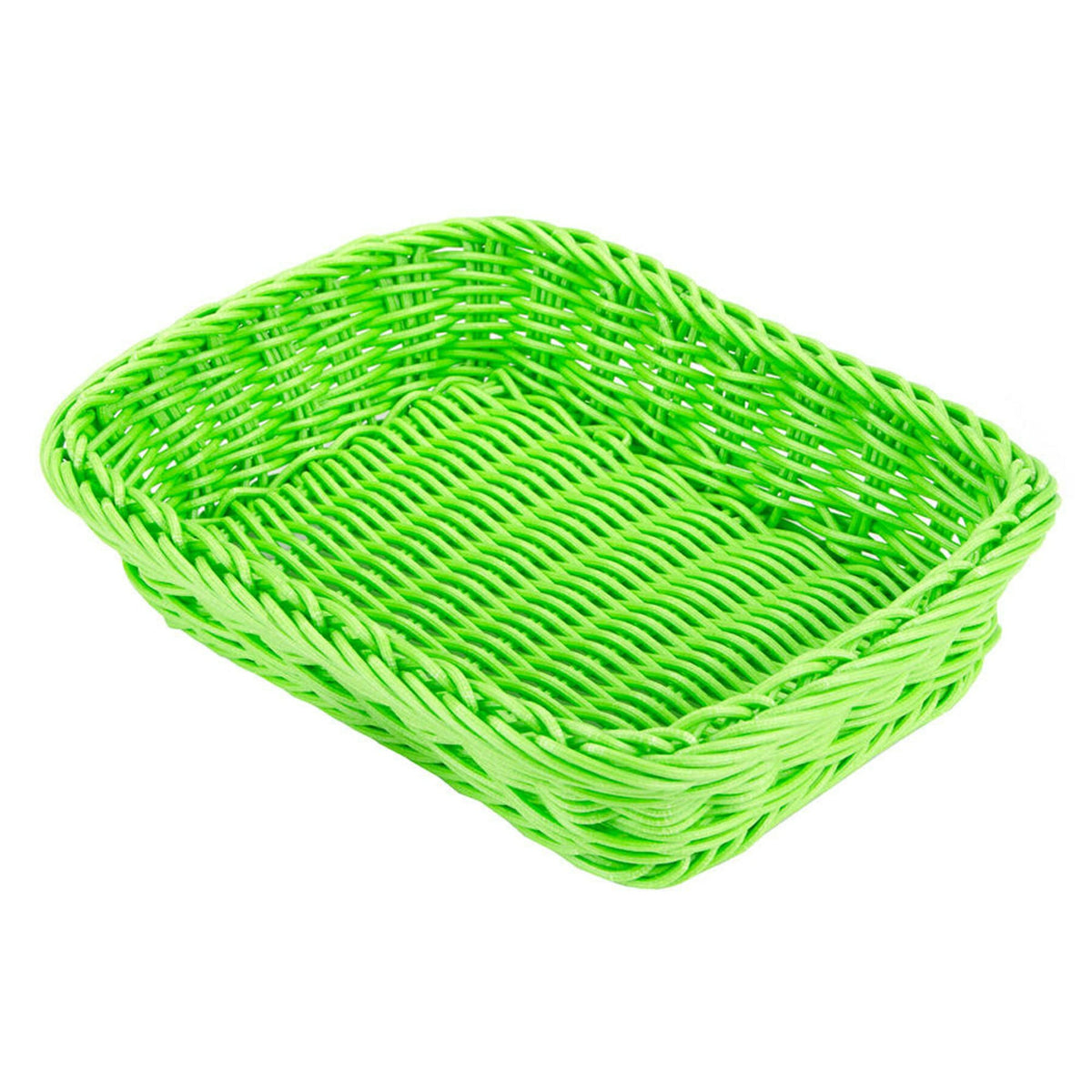G.E.T. Enterprises WB-1508 Poly Cord Basket, 8 1/2" x 11 1/2" - Green