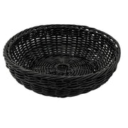G.E.T. Enterprises WB-1512 Poly Cord Basket, 11 1/2" Diameter - Black