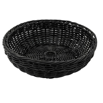G.E.T. Enterprises WB-1512 Poly Cord Basket, 11 1/2" Diameter - Black