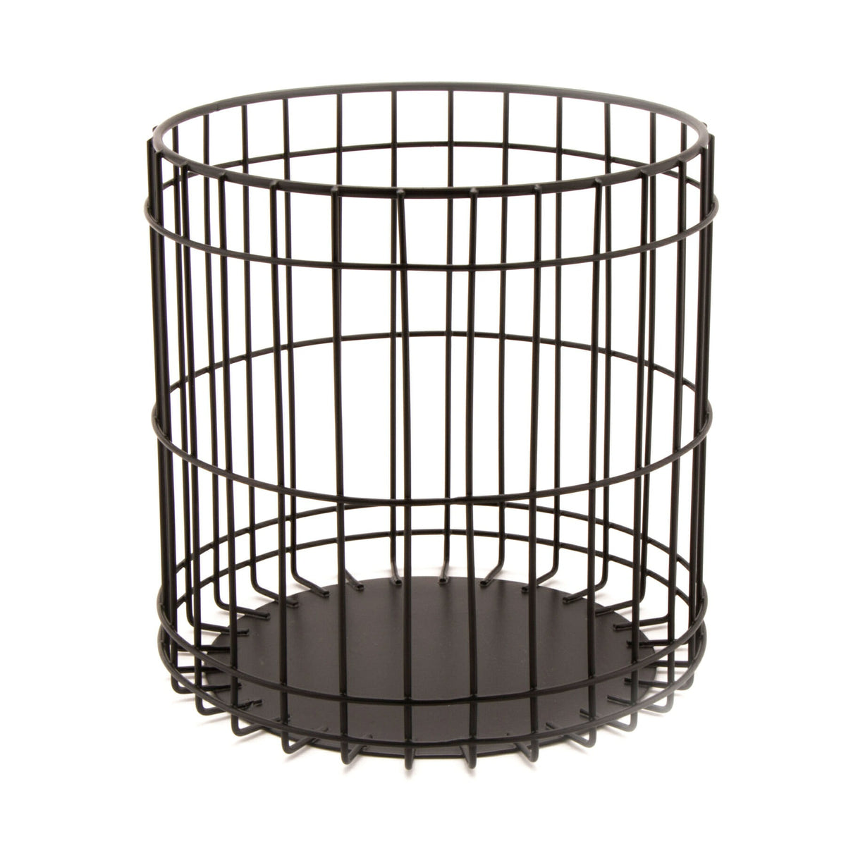 G.E.T. Enterprises WB-307-MG Metal Basket, 6 1/2" Diameter, Gray - Default Title