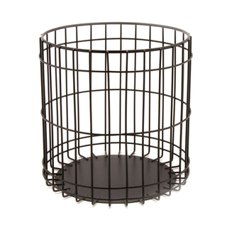 G.E.T. Enterprises WB-307-MG Metal Basket, 6 1/2" Diameter, Gray - Default Title