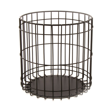 G.E.T. Enterprises WB-307-MG Metal Basket, 6 1/2" Diameter, Gray - Default Title