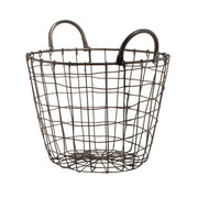 G.E.T. Enterprises WB-318-MG GET Breeze Wire Storage Basket, 11" Diameter, Gray - Default Title