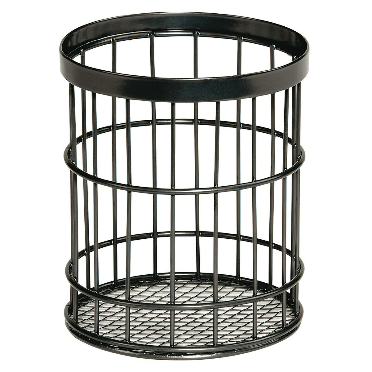 G.E.T. Enterprises WB-55-MG Metal Basket, 4 1/2" Diameter, Gray - Default Title