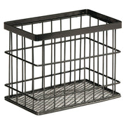 G.E.T. Enterprises Metal Basket, Gray - 4 1/4" x 7" x 5 1/2"