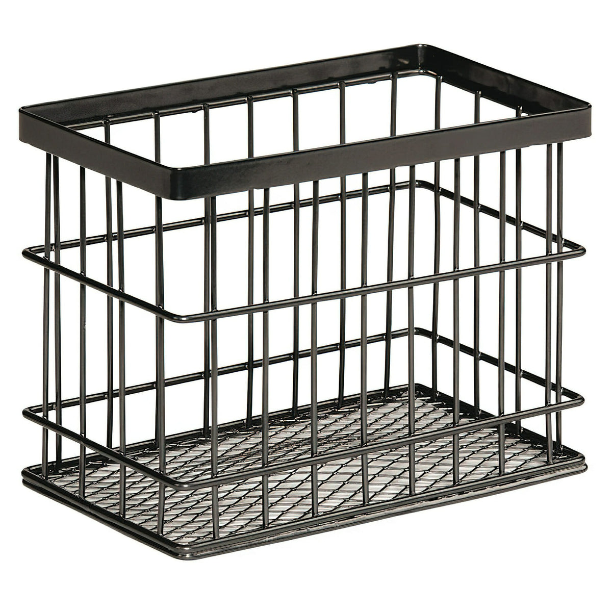 G.E.T. Enterprises Metal Basket, Gray - 4 1/4" x 7" x 5 1/2"