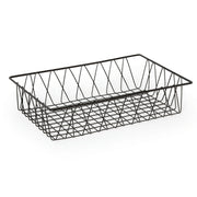 G.E.T. Enterprises WB-954 Pastry Basket, 12" x 18" - Black