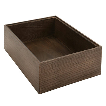 G.E.T. Enterprises WB-959 Wood Square Riser, 9 1/2" x 9 1/2", Brown - Gray Ash