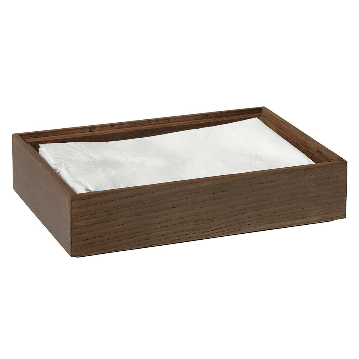 Frilich Wood Display Box, Brown - 6" x 9" x 2"