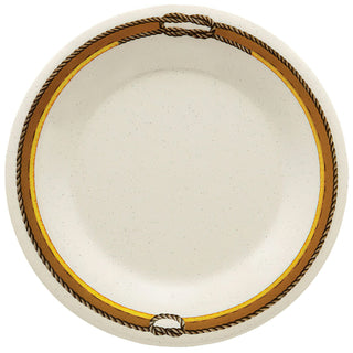 G.E.T. Enterprises WP-5-RD GET Diamond Rodeo Melamine Plate, 5 1/2" Diameter, Ivory, 48/Case - Default Title