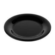 G.E.T. Enterprises WP-6 GET Red Sensation Red Melamine Plate, 6 1/2" Diameter, 48/Case - Black Elegance Black