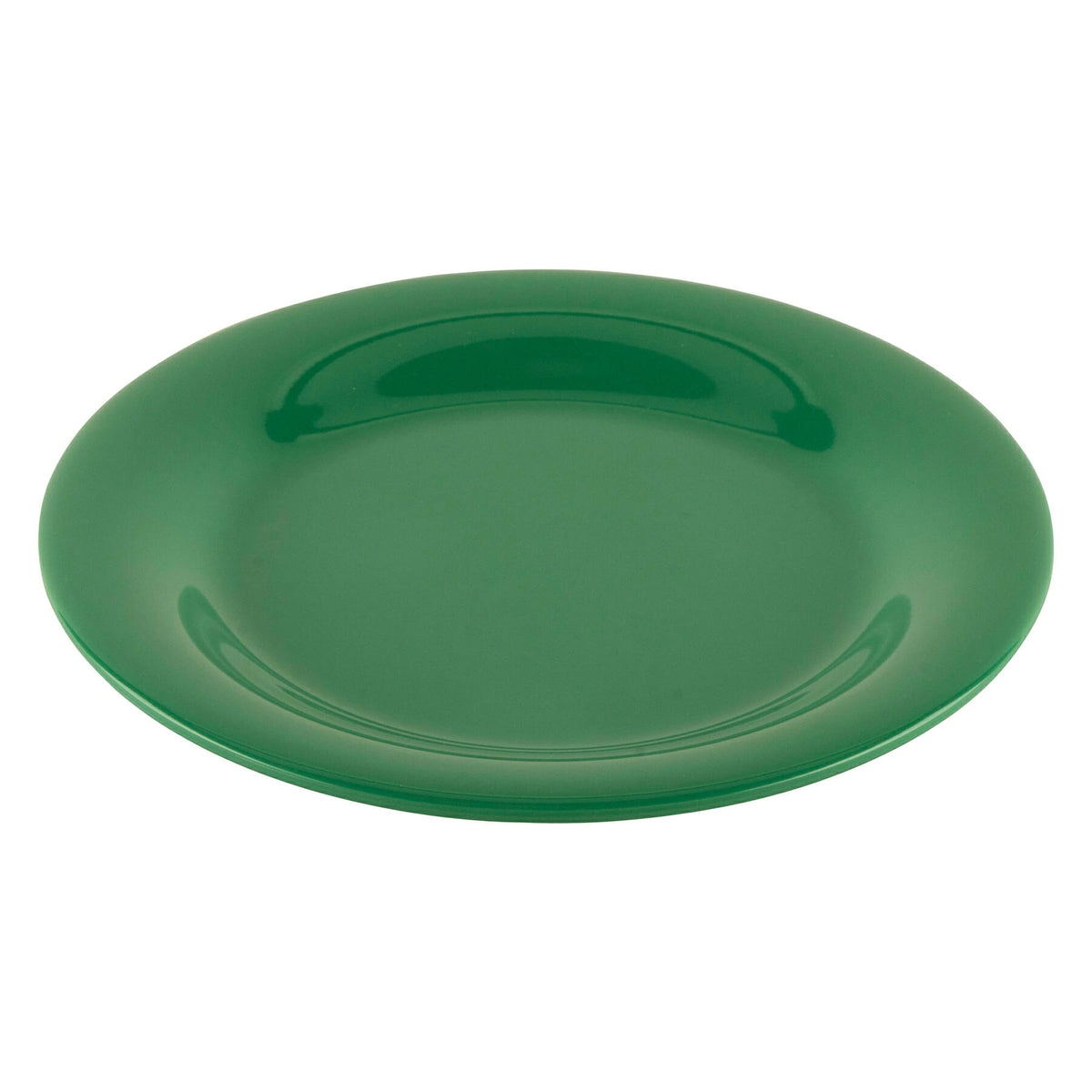 G.E.T. Enterprises WP-6 GET Red Sensation Red Melamine Plate, 6 1/2" Diameter, 48/Case - Diamond Mardi Gras Rainforest Green Round