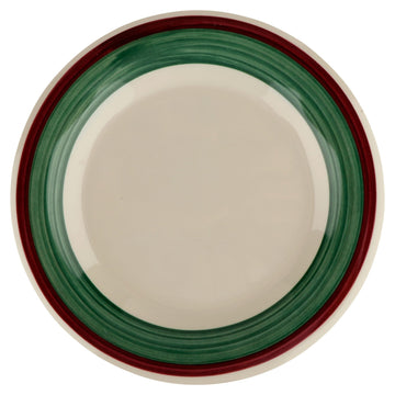 G.E.T. Enterprises WP-6-PO GET Diamond Portofino Melamine Plate, 6 1/2" Diameter, Ivory, 48/Case - Default Title