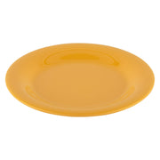 G.E.T. Enterprises WP-6 GET Red Sensation Red Melamine Plate, 6 1/2" Diameter, 48/Case - Diamond Mardi Gras Tropical Yellow Round