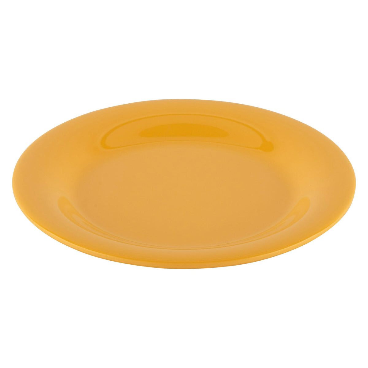 G.E.T. Enterprises WP-6 GET Red Sensation Red Melamine Plate, 6 1/2" Diameter, 48/Case - Diamond Mardi Gras Tropical Yellow Round