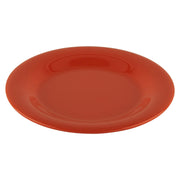 G.E.T. Enterprises WP-7 GET Red Sensation Red Melamine Plate, 7 1/2" Diameter, 48/Case - Diamond Mardi Gras Rio Orange Round