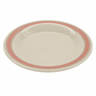 G.E.T. Enterprises WP-9-OX GET Diamond Oxford Melamine Plate, 9" Diameter, White, 24/Case - Default Title