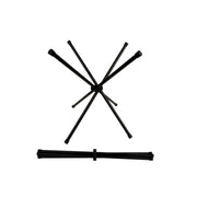 G.E.T. Enterprises GET Chopstix Aluminum Riser, Black - 15"