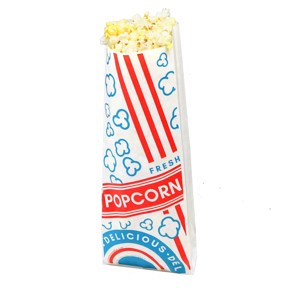 Paragon Kraft Paper Popcorn Bag, 1,000/Case - 2 oz.