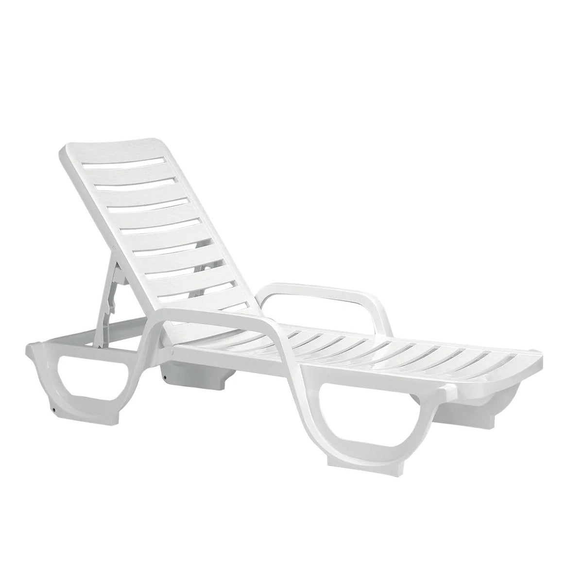 Grosfillex Resin Chaise - 44031104 White