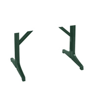 Grosfillex 55618378 Resin Table Base, 26" Wide, Green - Default Title
