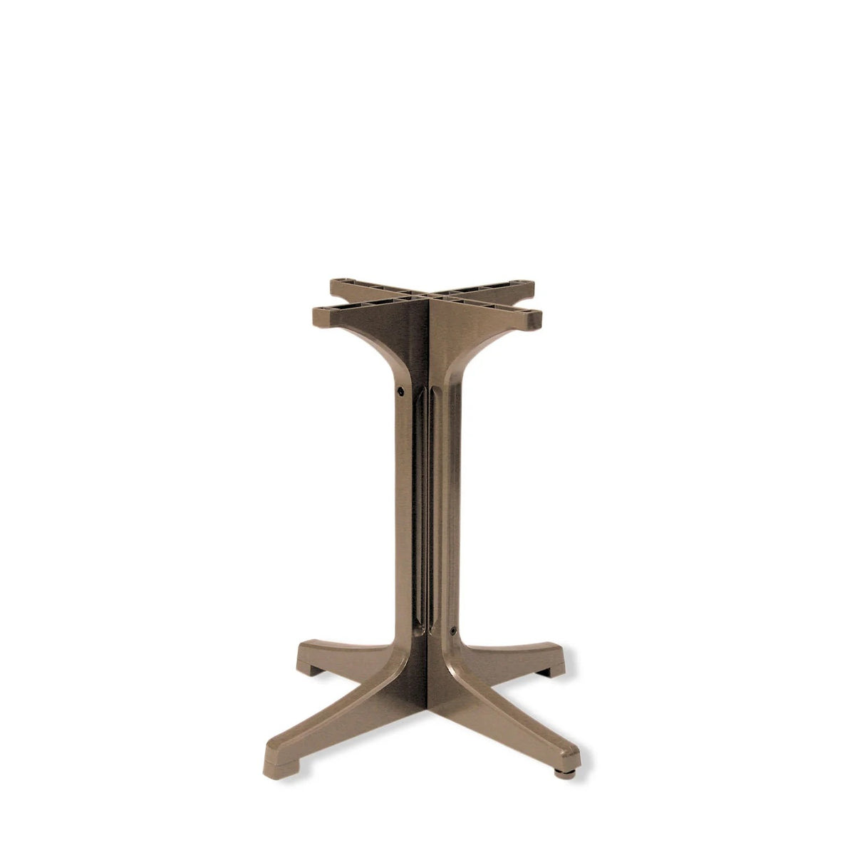 Grosfillex Resin Table Base, 28" High - Beige