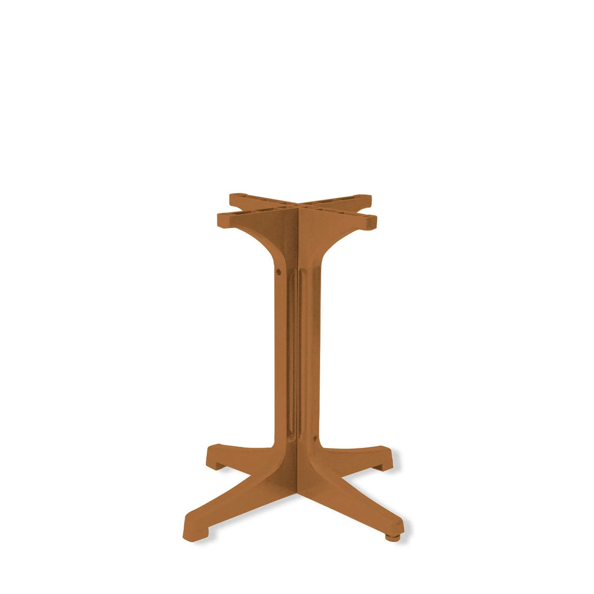 Grosfillex Resin Table Base, 28" High - Brown