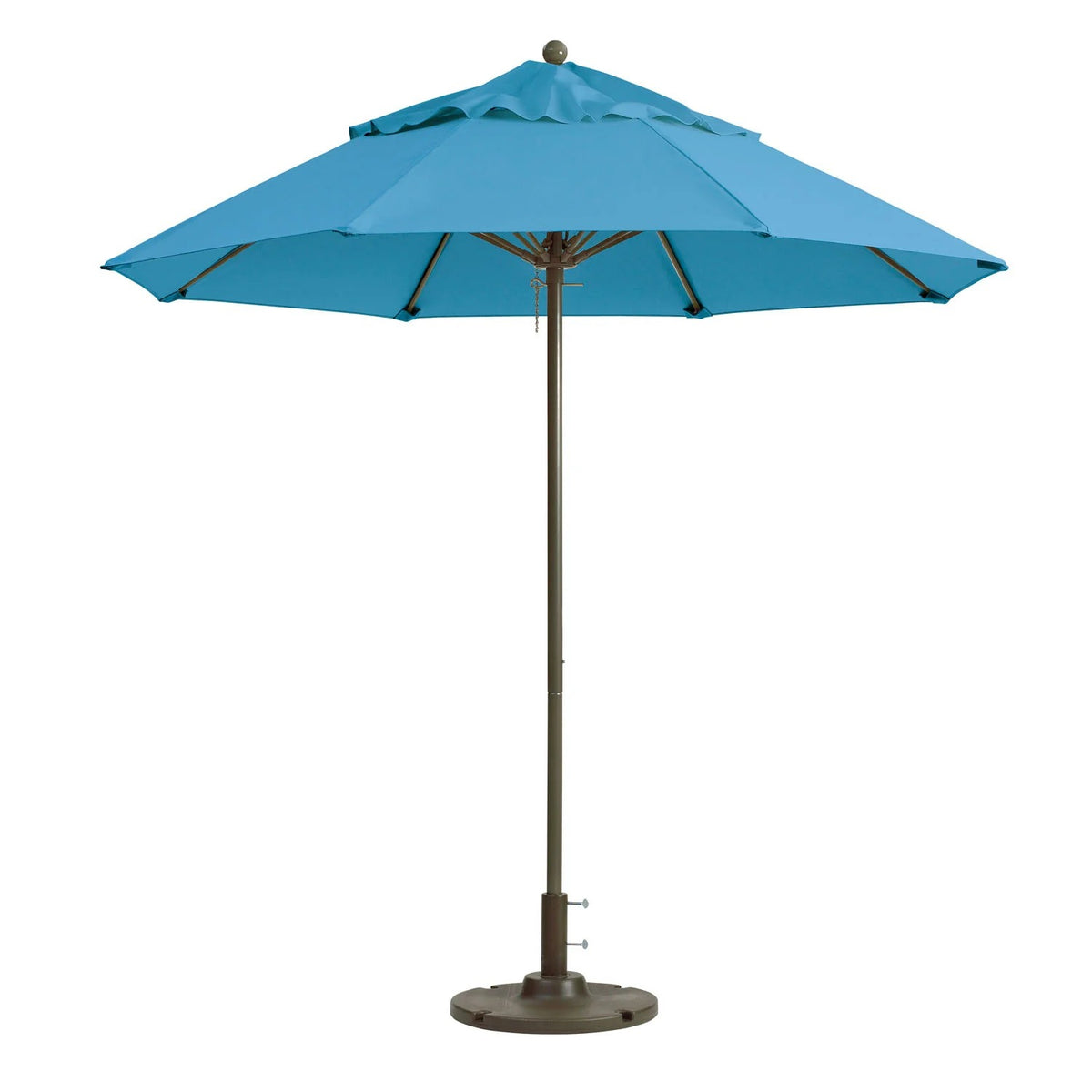 Grosfillex Fiberglass Umbrella, 7 1/2' Diameter - Sky Blue