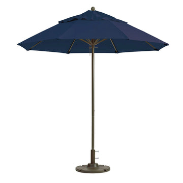 Grosfillex Fiberglass Umbrella, 7 1/2' Diameter - Navy